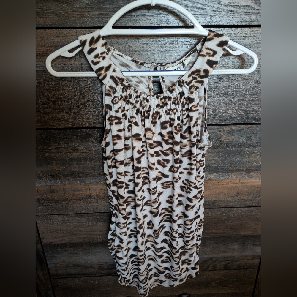 Leopard Print Shirt Small